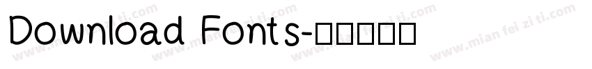 Download Fonts字体转换